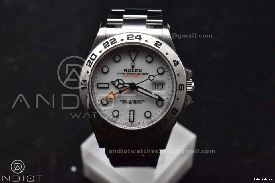 1:1 II Explorer ComfortFit 226570 904L 845 Edition on Bracelet 42mm CHS Clean Dial DD3285 SS White Best 1218